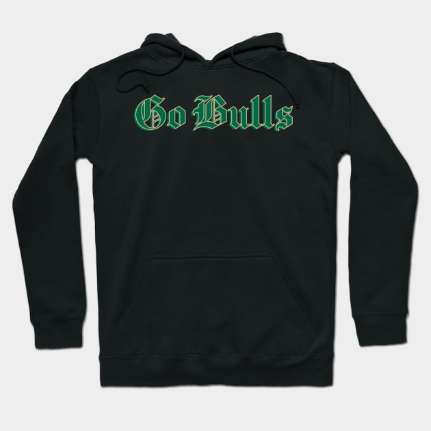 USF Bulls Sticker Hoodie by AashviPatel